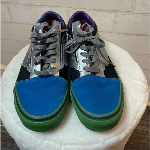 Vans X Marvel Collab Old Skool Avengers Shoes Sneakers Size Women's 6.5/Mens 5