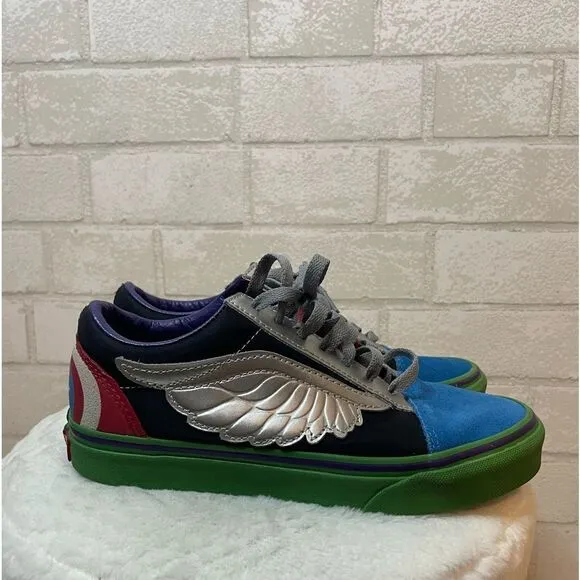 Vans X Marvel Collab Old Skool Avengers Shoes Sneakers Size Women's 6.5/Mens 5