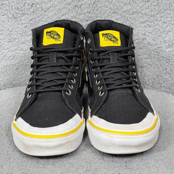 Vans X National Geographic Sk8-Hi Reissue 138 Womens Size 8 Sneakers Shoes Black