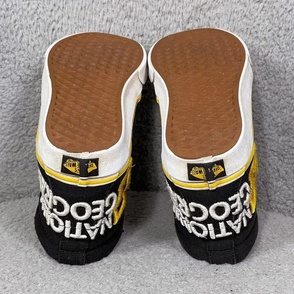 Vans X National Geographic Sk8-Hi Reissue 138 Womens Size 8 Sneakers Shoes Black