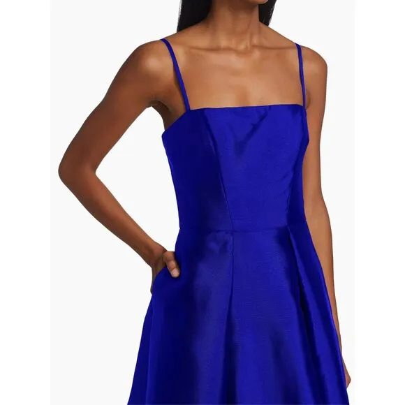 Vera Wang Bride Diane Sleeveless Fit &amp; Flare Gown Royal Blue US 6 $495
