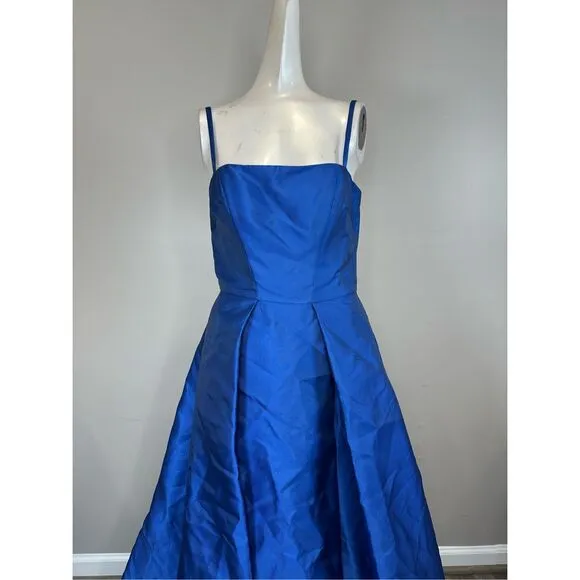 Vera Wang Bride Diane Sleeveless Fit &amp; Flare Gown Royal Blue US 6 $495