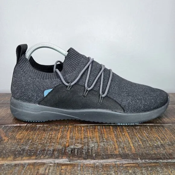 Vessi Cityscape Classic Mens Size 9 Lace Up Waterproof Shoes Sneakers Black