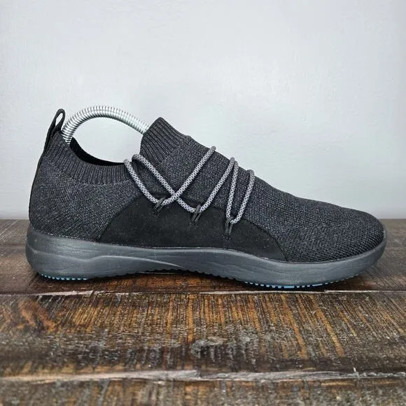Vessi Cityscape Classic Mens Size 9 Lace Up Waterproof Shoes Sneakers Black
