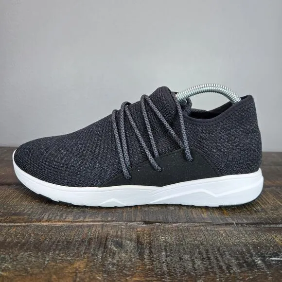 Vessi Cityscape Mens Size 9 Lace Up Waterproof Shoes Sneakers Black White