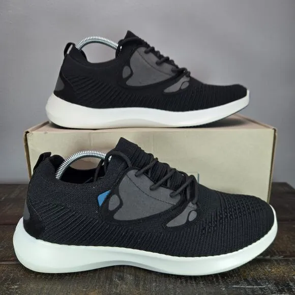 Vessi Everyday 2.0 Mens Size 11 Lace Up Waterproof Shoes Sneakers Black White