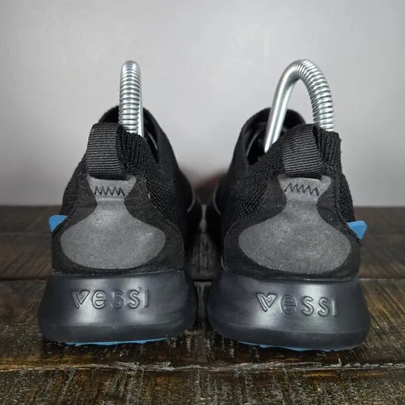 Vessi Everyday Move Slip On Womens Size 6 Waterproof Shoes Sneakers Black Black
