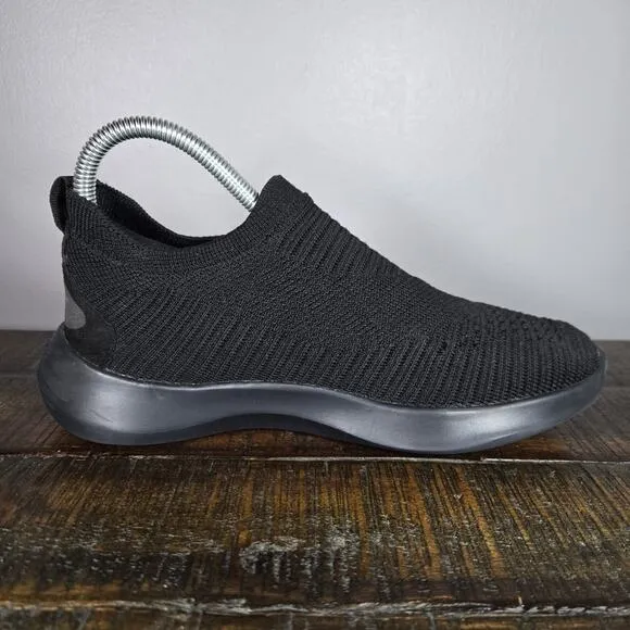Vessi Everyday Move Slip On Womens Size 6 Waterproof Shoes Sneakers Black Black