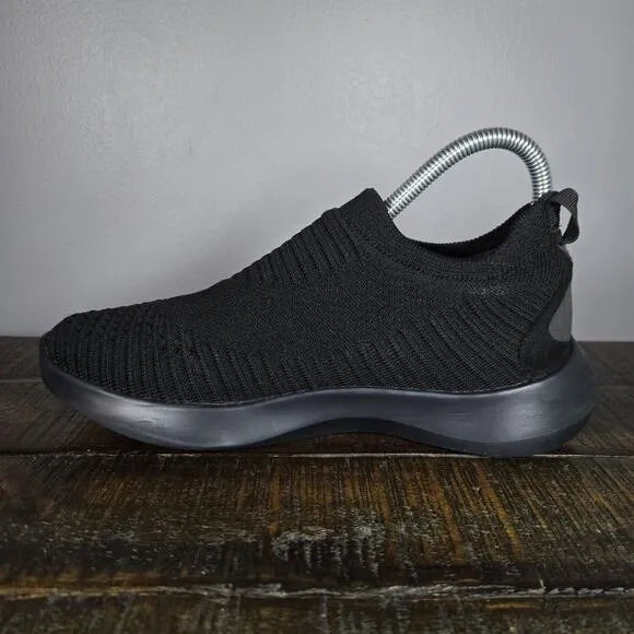 Vessi Everyday Move Slip On Womens Size 6 Waterproof Shoes Sneakers Black Black