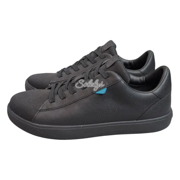 Vessi Soho 2 Asphalt Black Low Top Waterproof Vegan Leather Sneaker Mens 10