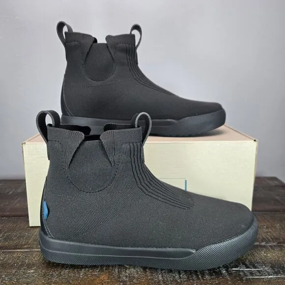 Vessi Weekend Chelsea Mens Size 6 Waterproof Shoes Sneakers Black Black