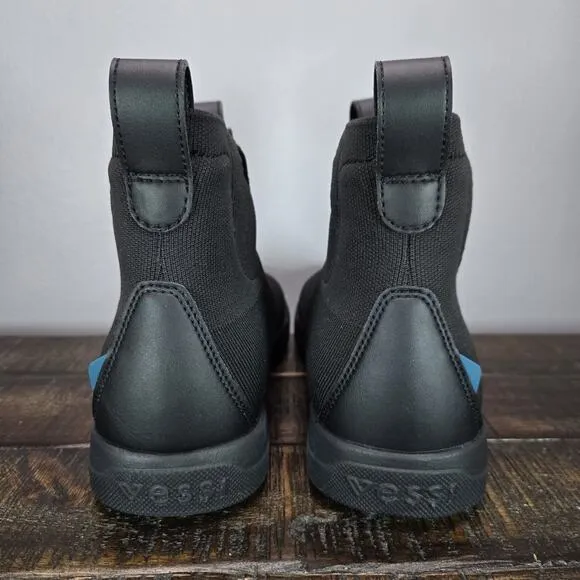 Vessi Weekend Chelsea Mens Size 6 Waterproof Shoes Sneakers Black Black