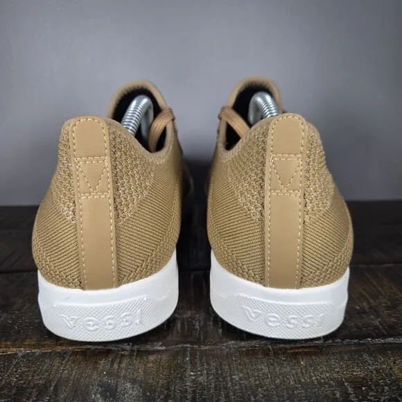 Vessi Weekend Sneaker Mens Size 10 Waterproof Shoes Sneakers Oak Brown White