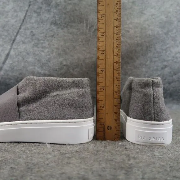 Via Spiga Shoes Womens 5.5 Sneakers Slip On Fashion Sayer Casual Felt Lifestyle