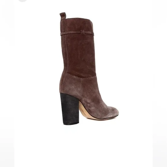 Vince Camuto Women's Brown Grey Fermel Slouch Tassel Boot, NWT, size 9