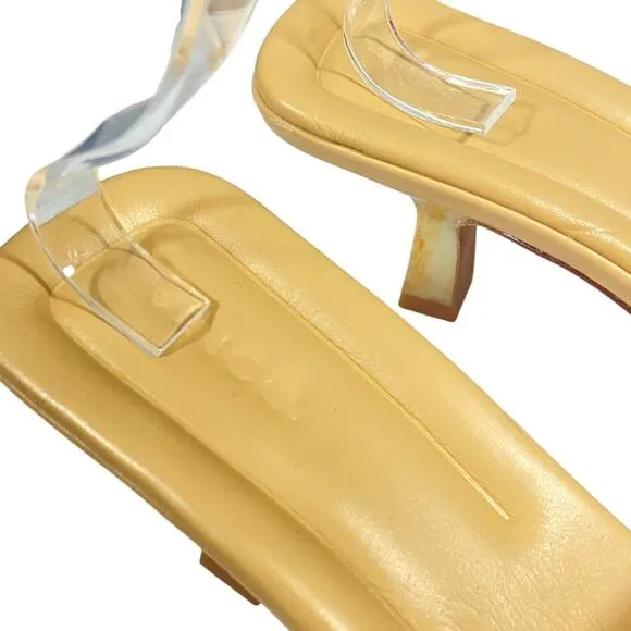VINCE NWOT $295 Ceil Mafalda Leather Heels Sandals 9 M