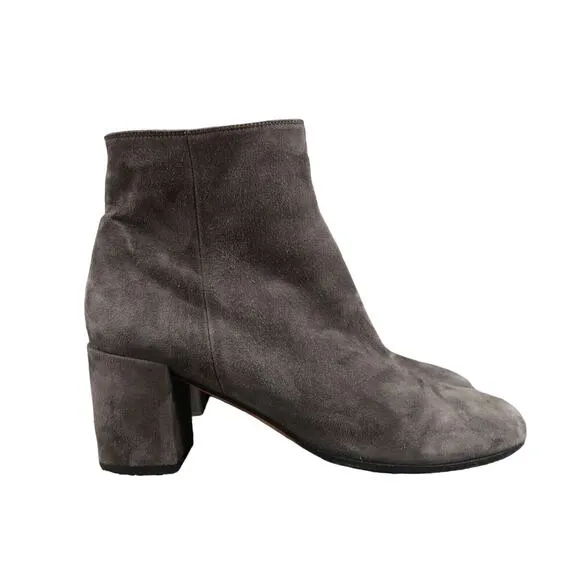 Vince Shoes Womens 9 Booties Fashion Suede Blakely Block Heel Classic Ankle Boot