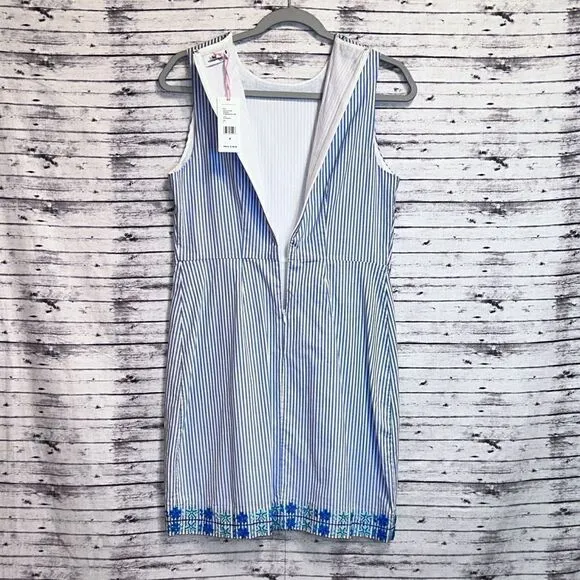Vineyard Vines Pop Embroidered Shift Dress