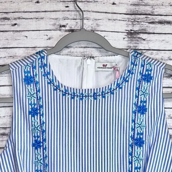 Vineyard Vines Pop Embroidered Shift Dress