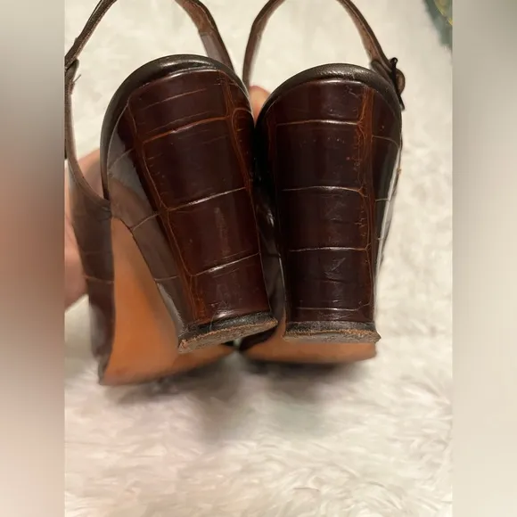 Vintage 1940’s Martinique crocodile heels