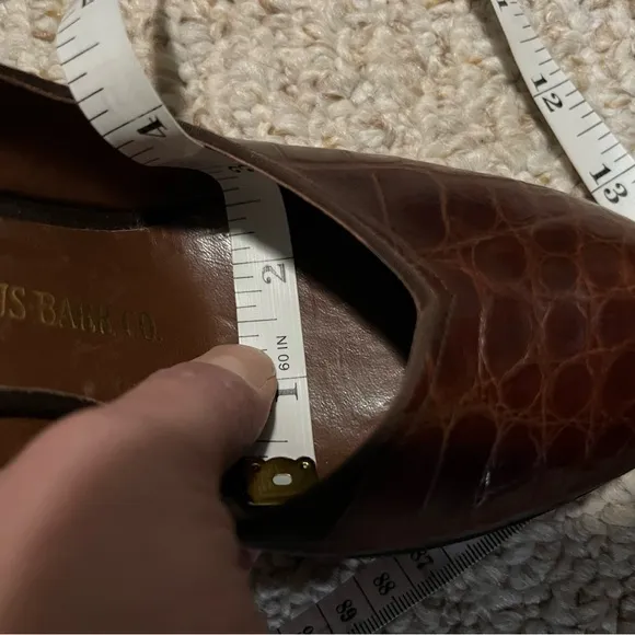 Vintage 1940’s Martinique crocodile heels