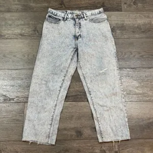 Vintage 80s Guess USA Georges Marciano Acid Wash High Waisted Jeans - Size 34