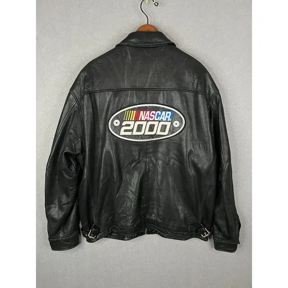 Vintage black 2000 Nascar jacket mens XL worn a couple of times