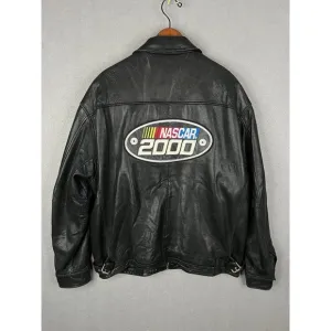 Vintage black 2000 Nascar jacket mens XL worn a couple of times
