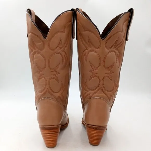 Vintage Capezio Womens Cowboy Boots Fashion High Heels Western Cowgirl 7.5 M USA