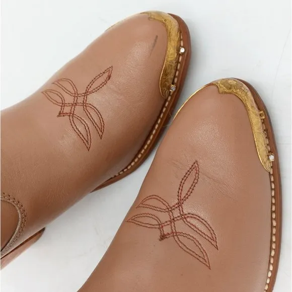 Vintage Capezio Womens Cowboy Boots Fashion High Heels Western Cowgirl 7.5 M USA