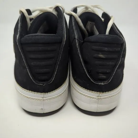 Vintage Converse All Star White Hi Top Leather Shoes Men Size 11