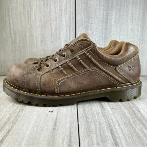 Vintage Dr. Martens Doc Keith Brown Leather Y2K Oxford Chunky Shoes Mens Size 13