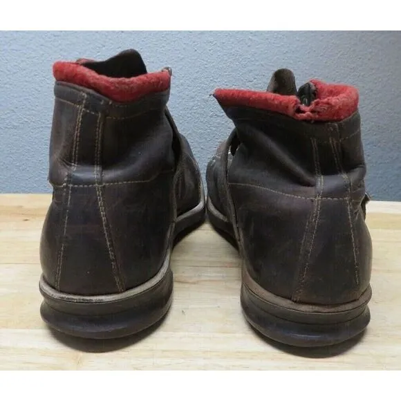 Vintage GH BASS Wilton Maine Monk Strap Logging Shoes Boots Size 8 E Leather‎