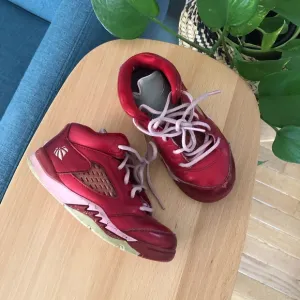 Vintage Valentines Red &amp; pink Nike Jordan sneakers Sz 9
