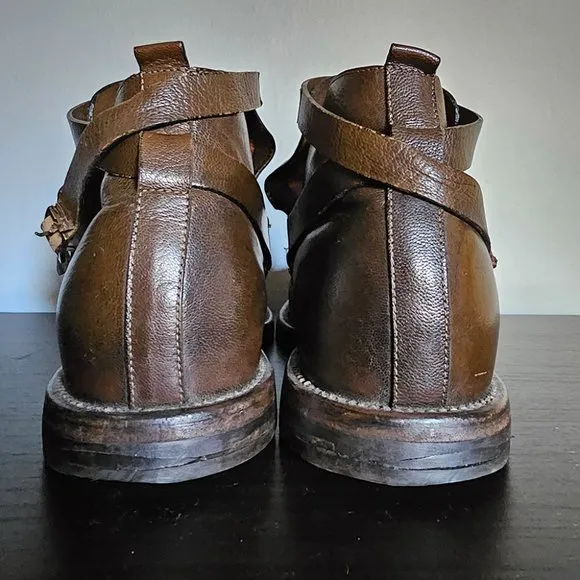 Vintage Vero Cuoio Men Brown Shoes, Size 9