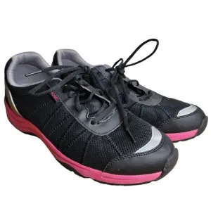 Vionic Running Shoes Women’s Size 11 Alliance Lace Up Athletic Black Pink Gray