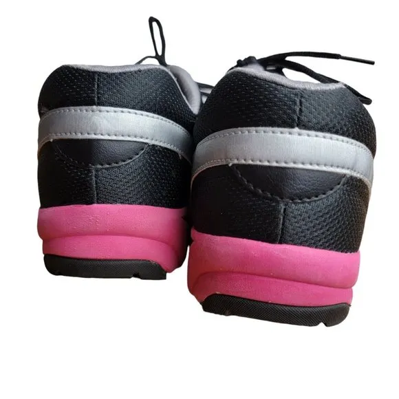 Vionic Running Shoes Women’s Size 11 Alliance Lace Up Athletic Black Pink Gray