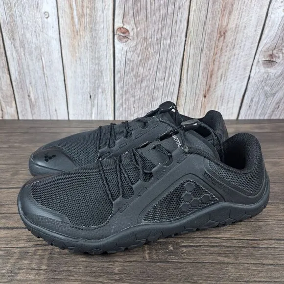 Vivobarefoot Primus Trail II FG Black Running Shoes Women's Sz 5 EU36 (VGC)