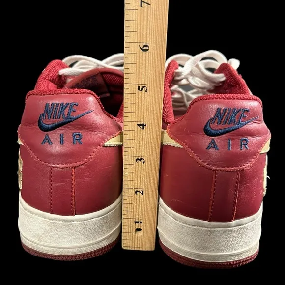 VTG 2003 Nike Air Force 1 Low Mens Size 13 Lebron James Cavs Crimson 306353-671