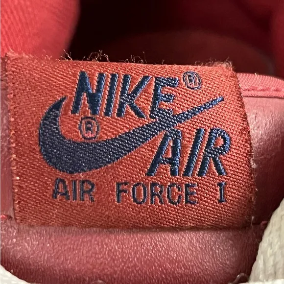 VTG 2003 Nike Air Force 1 Low Mens Size 13 Lebron James Cavs Crimson 306353-671
