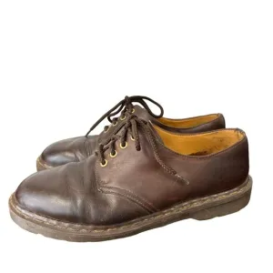 Vtg 90s Doc Martens 1561/59 Oxford Shoes Brown England Leather Men's UK 11 US 12