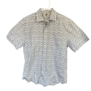 Vtg Kennington Shirt Men's The Estate Button Up Gray L Classic Preppy Minimalist