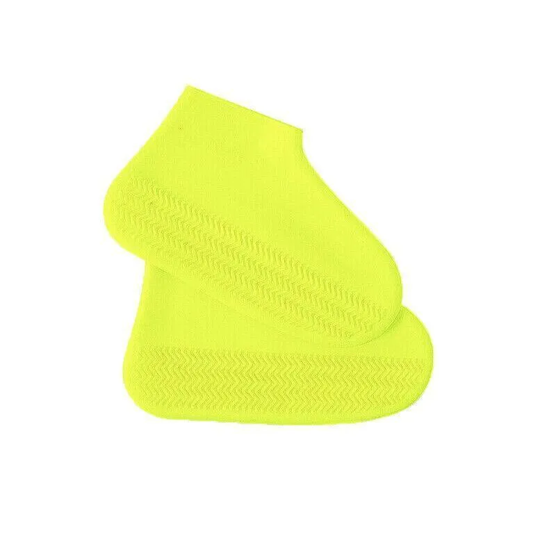 Waterproof Silicone Shoe Covers 1Pair 3Sizes 6Colours