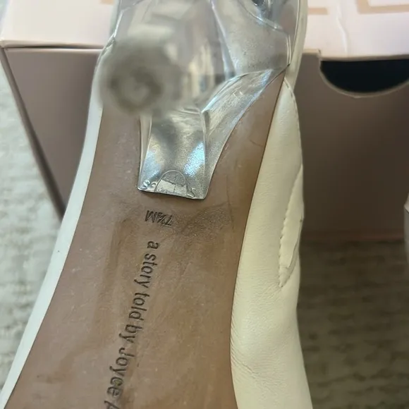 White Heeled Mules By Avec Les Filles