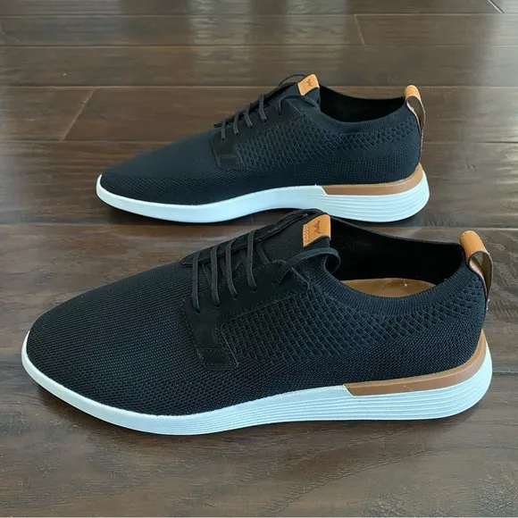 Wolf &amp; Shepherd Mens Black Swift Knit Shoes Size Various