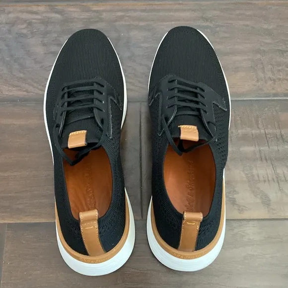 Wolf &amp; Shepherd Mens Black Swift Knit Shoes Size Various
