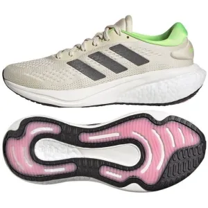 WOMEN'S adidas Supernova 2 Ecru Tint Solar Green Running Shoes GW9095