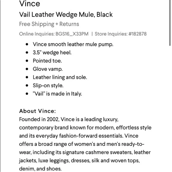 Women's Black Wedge Mules
