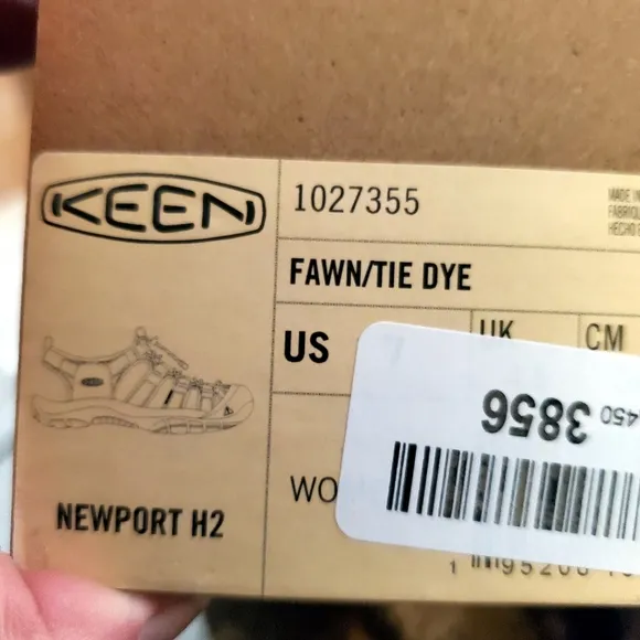 Women's KEEN Newport Sandals Fawn Tie Die 7 NWT