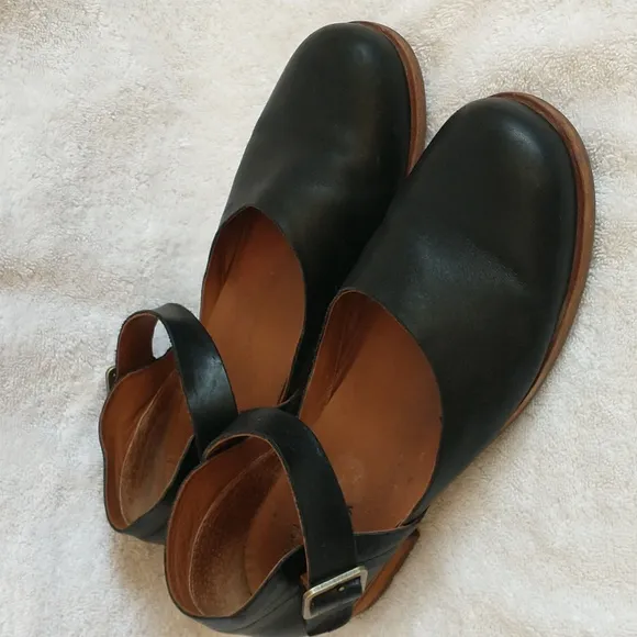 Women's Kork Ease Bellota Black Leather Mary Janes Size 10